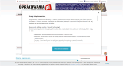 Desktop Screenshot of historia.opracowania.pl